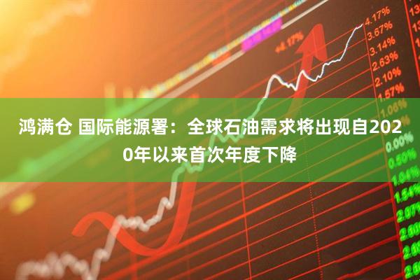 鸿满仓 国际能源署：全球石油需求将出现自2020年以来首次年度下降